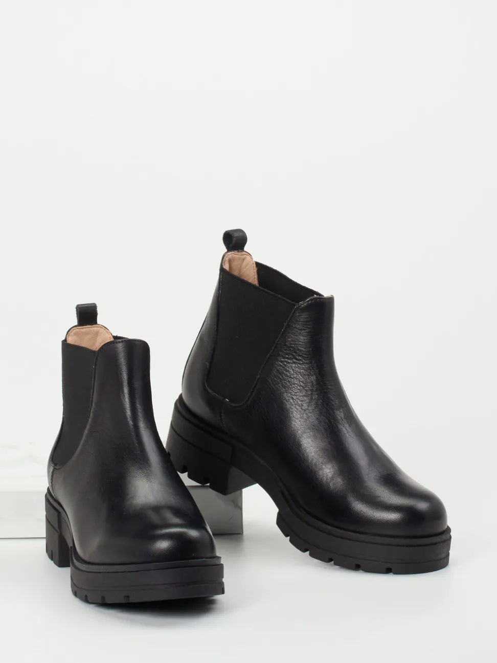 Werner – Chelsea Boots aus Kalbleder Schwarz
