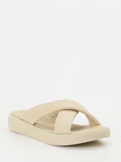 Werner – Pantolette aus Kalbleder in Beige