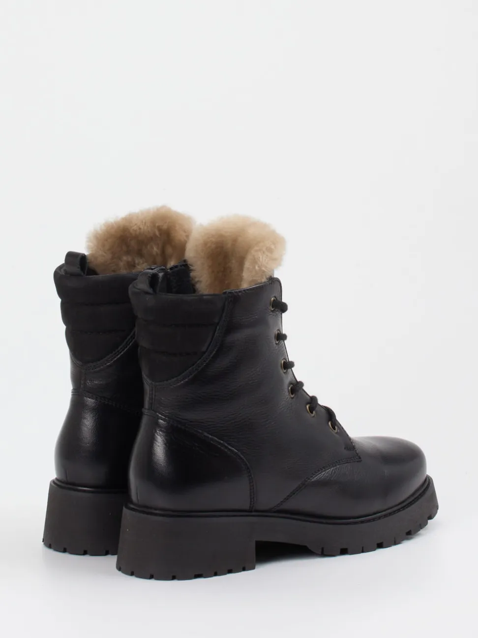Werner – Schnürboots aus Kalbleder schwarz