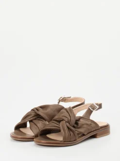 Werner – Slingback-Sandale aus Kalbleder braun
