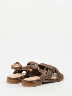 Werner – Slingback-Sandale aus Kalbleder braun