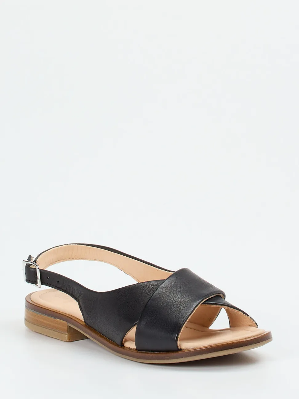 Werner – Slingback-Sandale aus Kalbleder schwarz