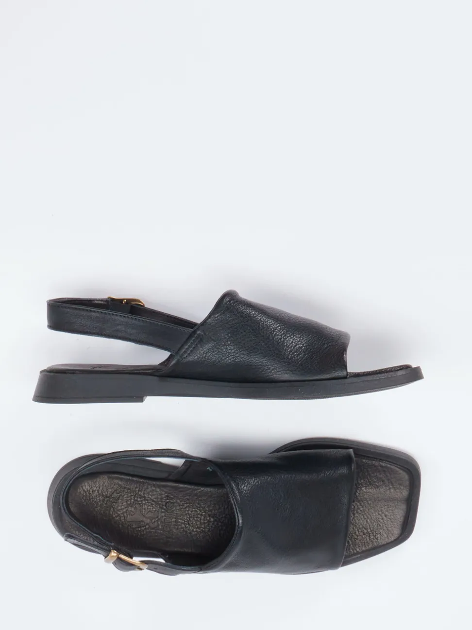 Werner – Slingback-Sandale aus Kalbleder schwarz