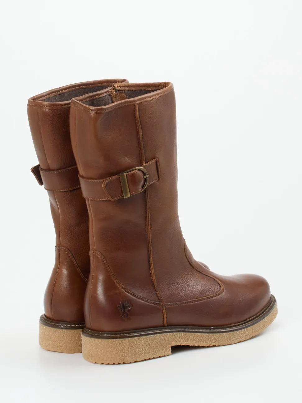 Werner – Stiefelette aus Kalbleder mittelbraun