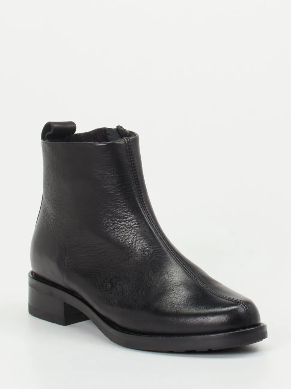 Werner – Stiefelette aus Kalbleder in Schwarz