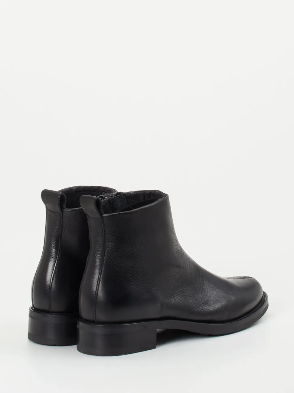 Werner – Stiefelette aus Kalbleder in Schwarz