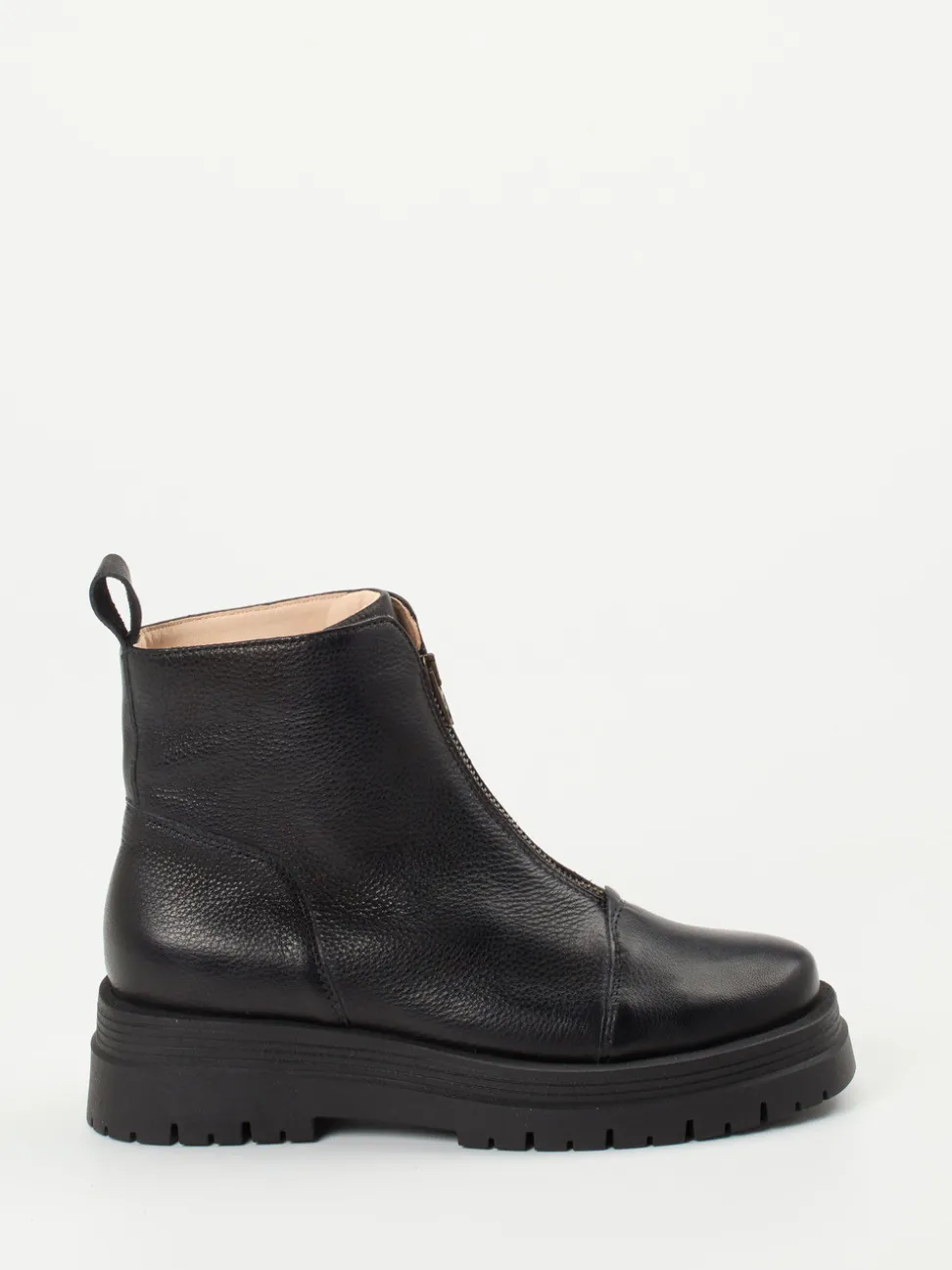Werner – Stiefelette aus Kalbleder in Schwarz