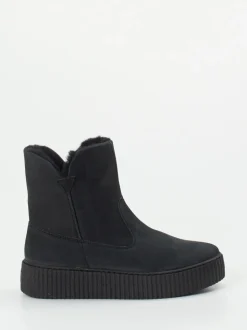 Werner – Stiefelette aus Nubukleder schwarz