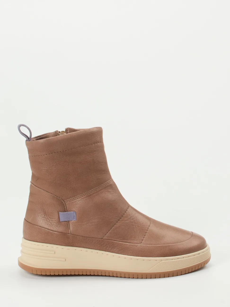 Werner – Stiefeletten aus Kalbleder beige