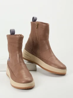 Werner – Stiefeletten aus Kalbleder beige