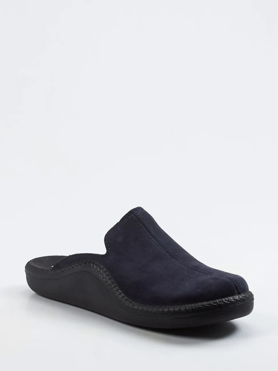 Westland – Hausschuh aus Veloursleder Dunkelblau