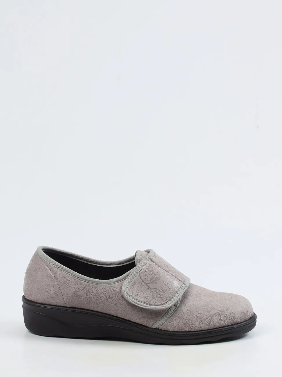 Westland – Klettslipper aus Textil mit floralem Muster