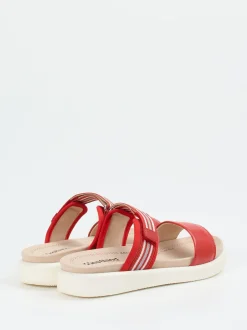 Westland – Komfort-Sandalen aus Kalbleder Tomatenrot