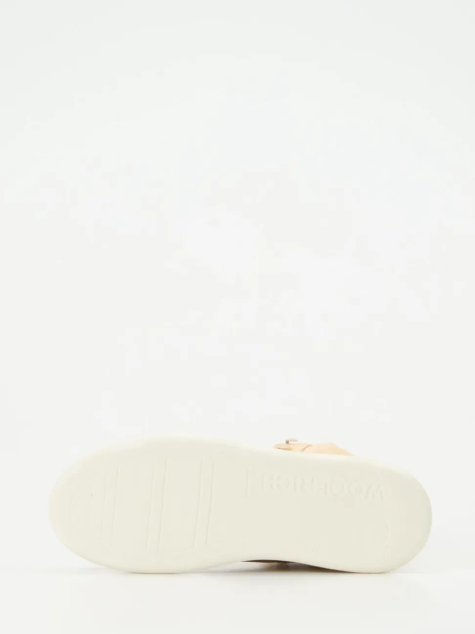 Woolrich – High-Top Sneaker aus Veloursleder beige