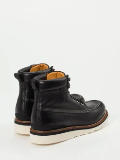 Woolrich – Stiefeletten aus Kalbleder schwarz