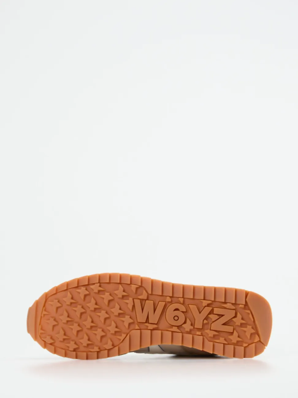 W6YZ – Retro-Sneaker aus Veloursleder Beige