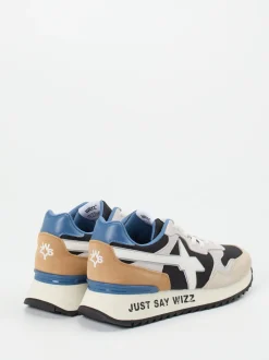 W6YZ – Sneaker aus Veloursleder in Beige