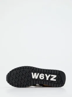 W6YZ – Sneaker aus Veloursleder in Beige