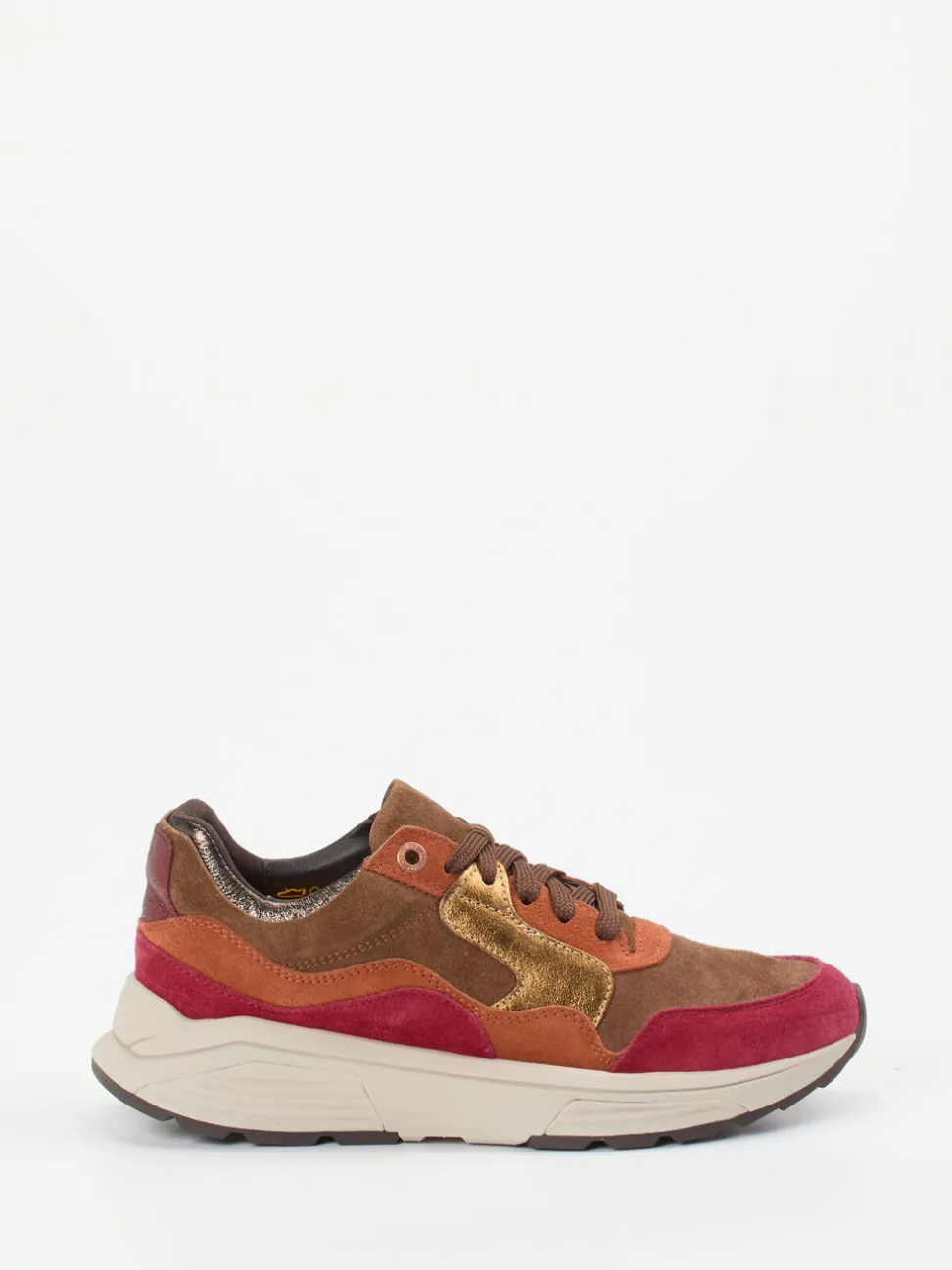 XSENSIBLE – Chunky Sneaker aus Veloursleder Multi