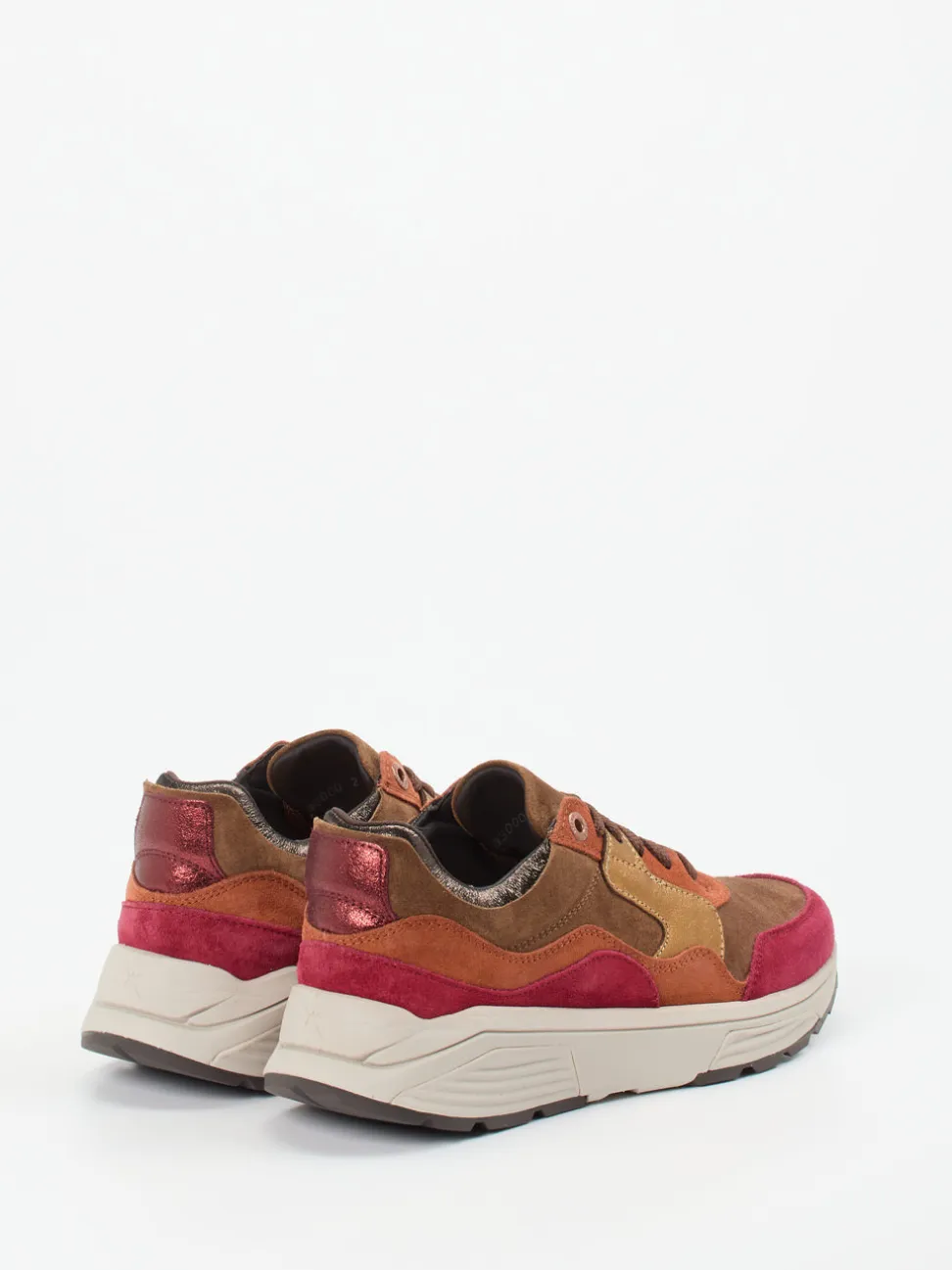 XSENSIBLE – Chunky Sneaker aus Veloursleder Multi