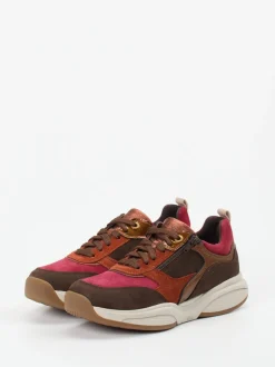 Xsensible – Chunky Sneaker aus Veloursleder multicolor