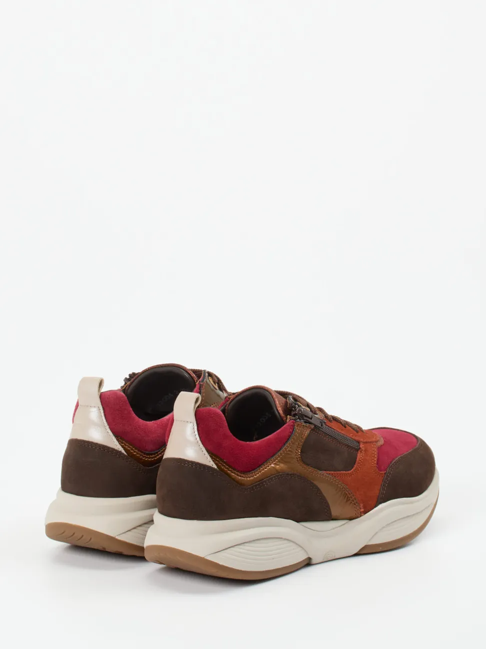Xsensible – Chunky Sneaker aus Veloursleder multicolor