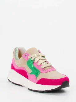 Xsensible – Chunky Sneaker aus Veloursleder multicolor