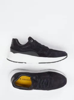 Xsensible – Chunky Sneaker aus Veloursleder blau
