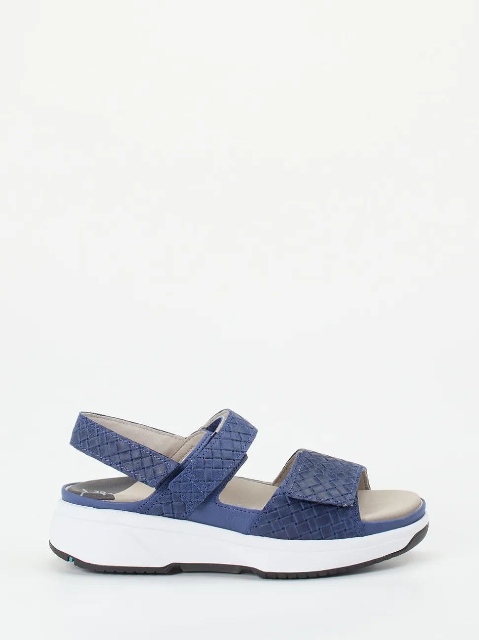 XSENSIBLE – Komfort-Sandale aus geprägtem Leder blau
