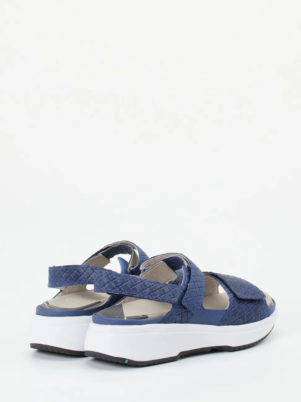 XSENSIBLE – Komfort-Sandale aus geprägtem Leder blau