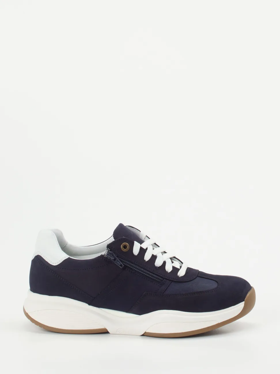 Xsensible – Komfort-Sneaker aus Nubukleder dunkelblau