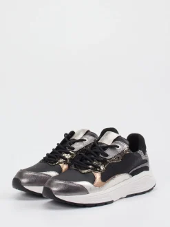 XSENSIBLE – Sneaker aus Metallic im Chunky-Design