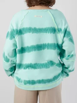 Yippie Hippie – Sweatshirt aus Baumwolle im Tie-Dye-Look